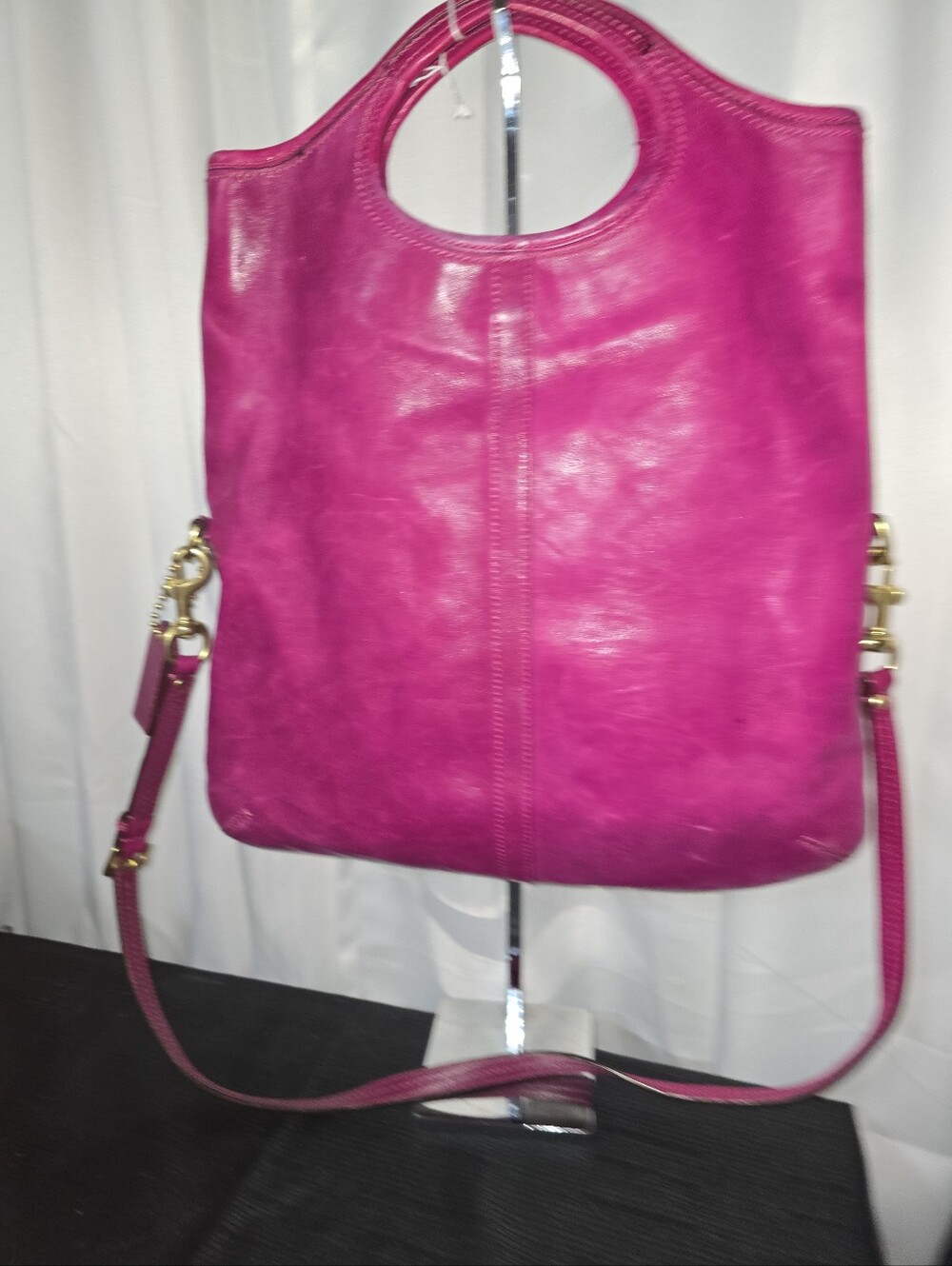 COACH 12250 Vintage Leather Circle-Handle Satchel/handbag Bag - Picture 13 of 13